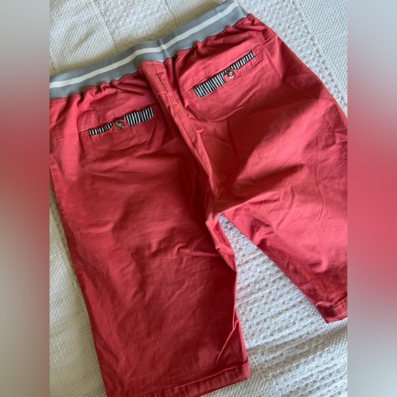Tansozer Coral Pink Shorts Casual Classic Fit Drawstring Hybrid Shorts Medium - Picture 8 of 15